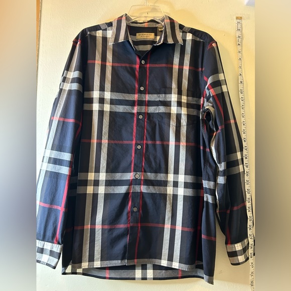 Burberry Other - BURBERRY stretch cotton poplin shirt Size XL EUC